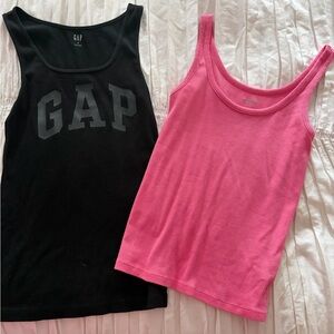 Gap and old navy tank tops pink and black